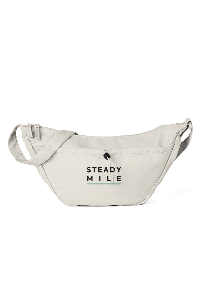 Walk Sling in Natural Stone with the Pathmark Steady Stack print